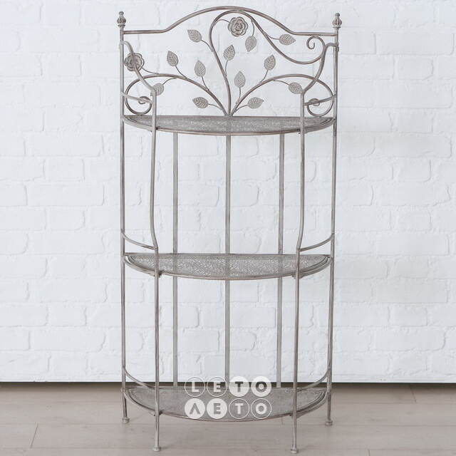Металлический стеллаж для цветов Rosee 116*60 см Boltze
