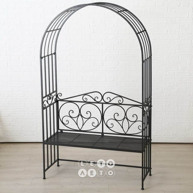 Садовая скамейка с аркой Maddison 205*125*46 см Boltze