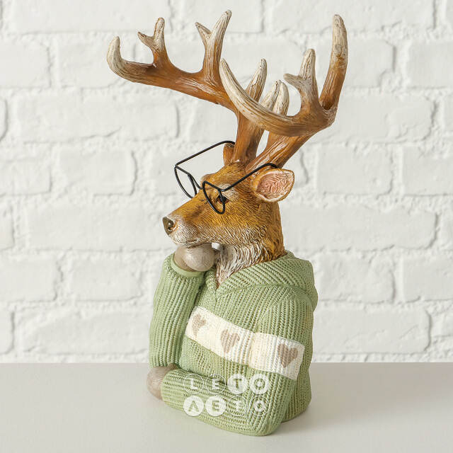 Декоративная фигурка Олень Дэнсер 25 см Boltze (Больтце)