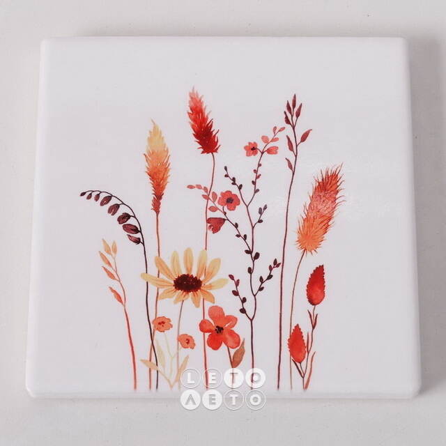 Набор подставок под кружки Albedo: Langolo de Fiori 10 см, 4 шт Boltze