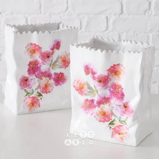 Декоративное кашпо Mondoro le Gocco 16*13 см Boltze