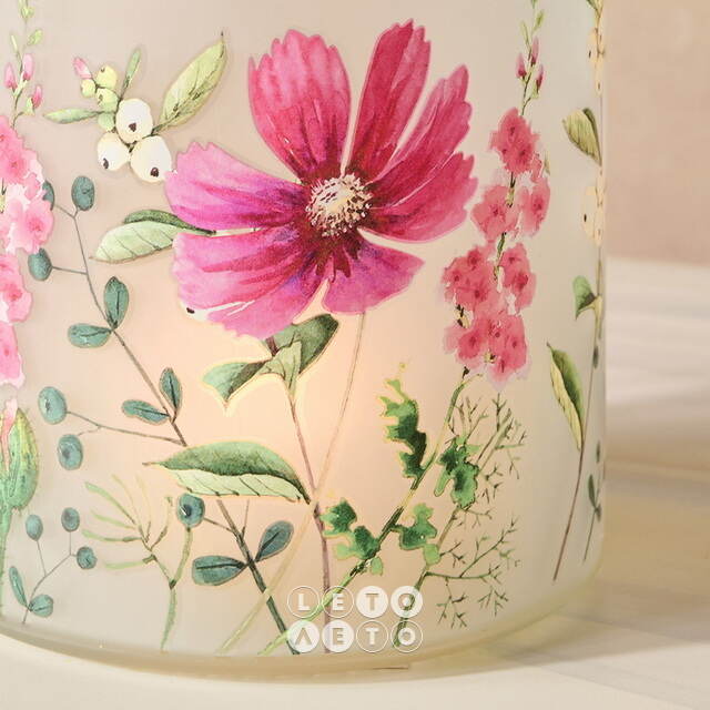 Подвесной стеклянный подсвечник Valdivia Flowers 12 см  Boltze (Больтце)