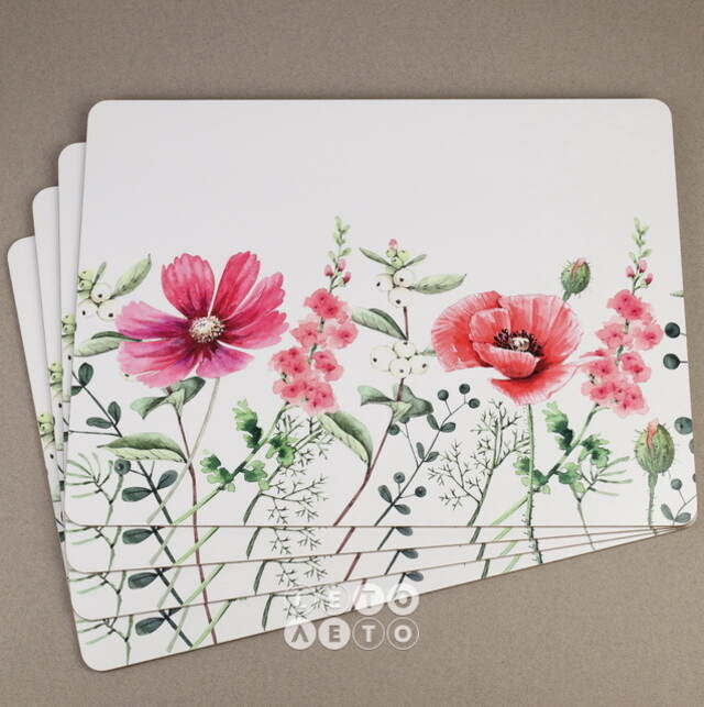 Набор плейсматов Affascinanto Flore 40*30 см, 4 шт Boltze