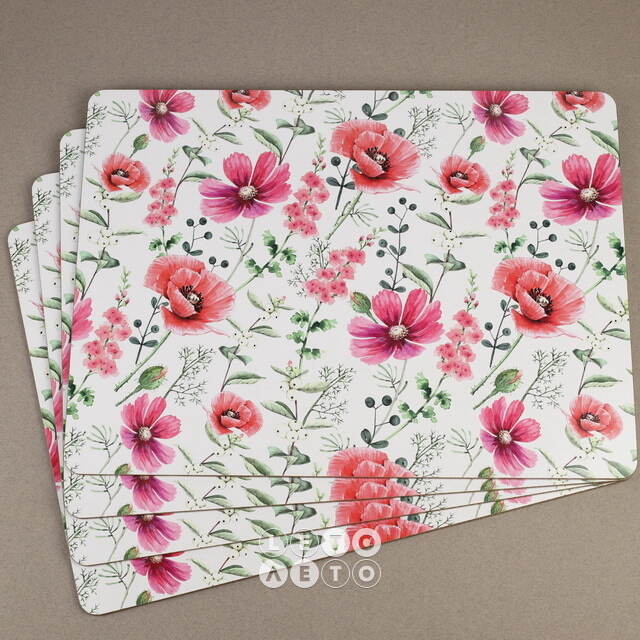 Набор плейсматов Insolito Flore 40*30 см, 4 шт Boltze