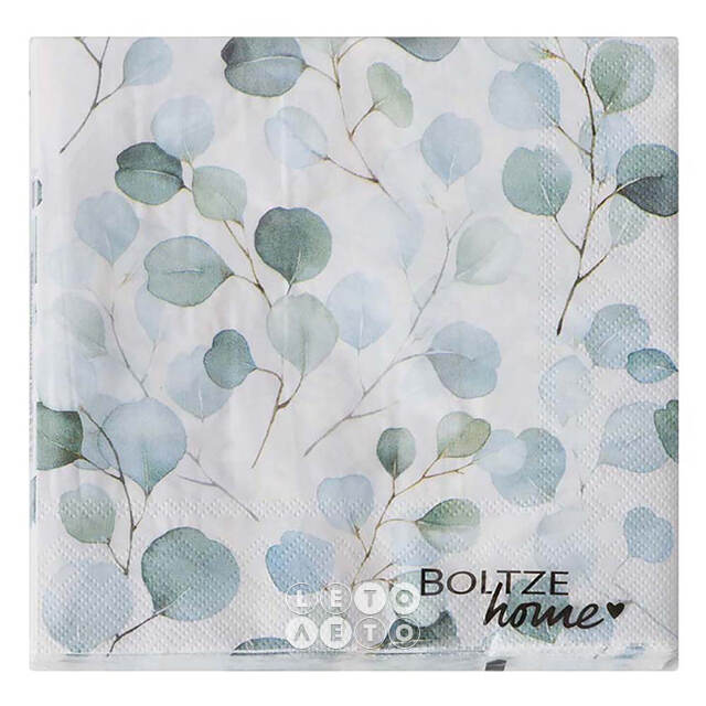 Бумажные салфетки Eukana: Aquarelle Grassy 17*17 см, 20 шт Boltze