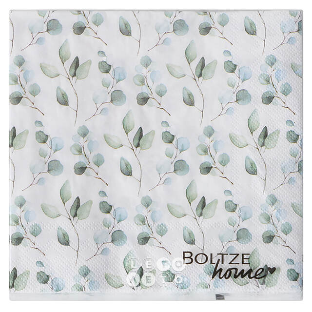 Бумажные салфетки Eukana: Aquarelle Herbal 17*17 см, 20 шт Boltze