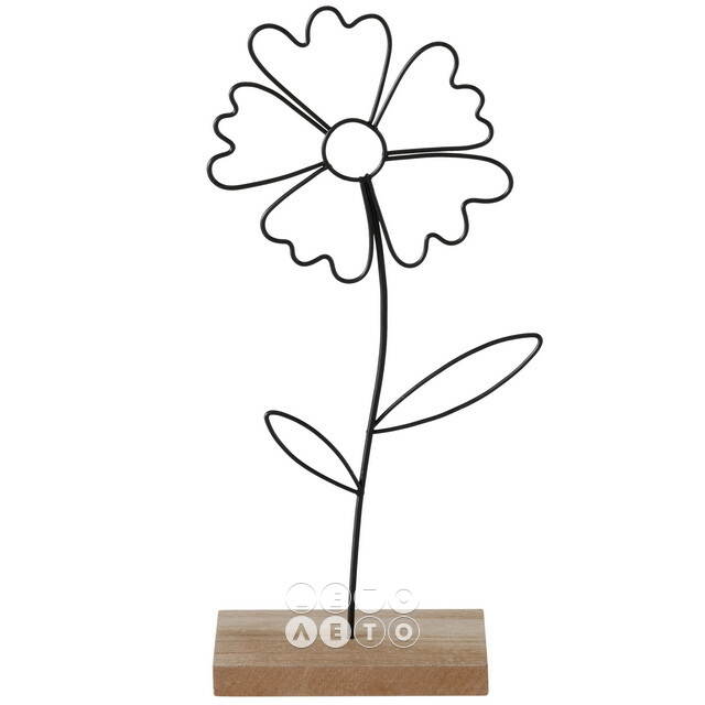 Набор декоративных фигур Flower Kimberly 25 см, 4 шт Boltze