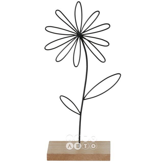 Набор декоративных фигур Flower Kimberly 25 см, 4 шт Boltze