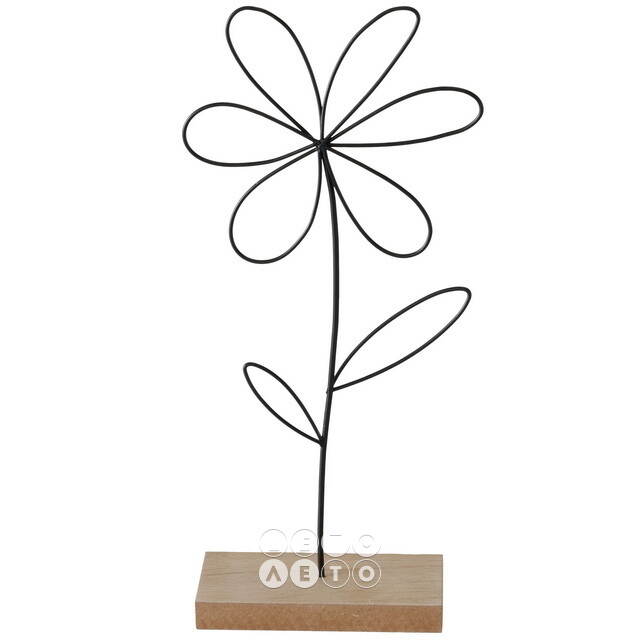 Набор декоративных фигур Flower Kimberly 25 см, 4 шт Boltze