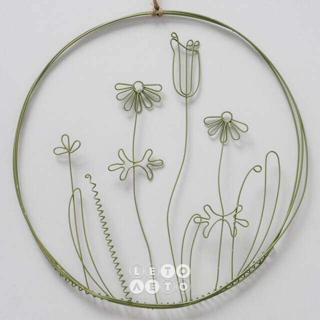 Набор декоративных панно Florale Greeny 30 см, 2 шт Boltze