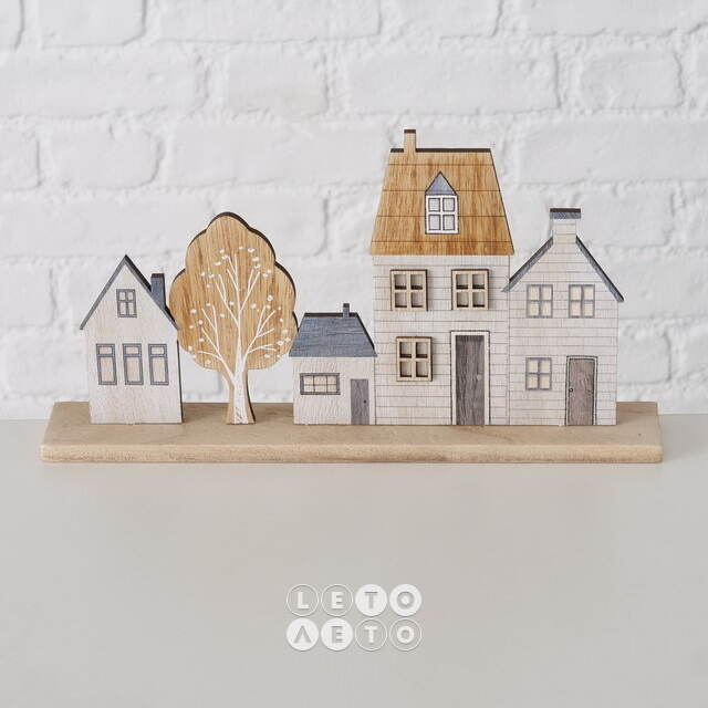 Интерьерная декорация Домики Йессхейма 30*18 см Boltze