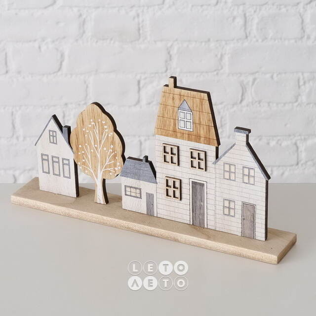Интерьерная декорация Домики Йессхейма 30*18 см Boltze
