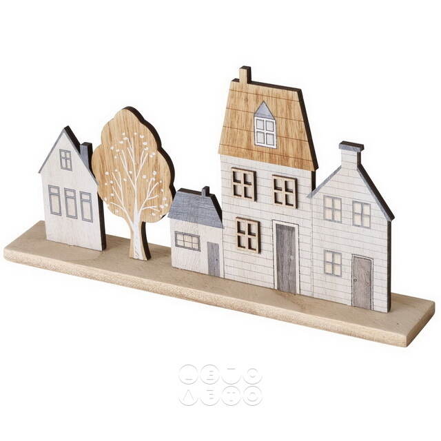 Интерьерная декорация Домики Йессхейма 30*18 см Boltze