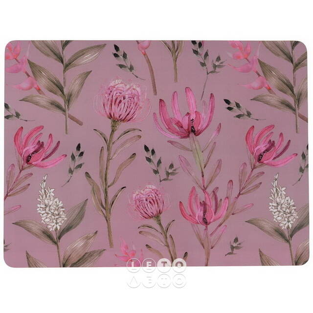 Набор плейсматов Bonjour Provence 40*30 см розовый, 4 шт Boltze