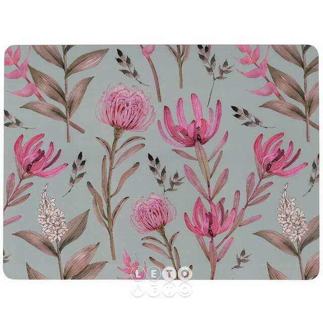 Набор плейсматов Bonjour Provence 40*30 см бирюзовый, 4 шт Boltze