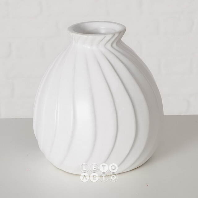 Фарфоровая ваза Masconni Blanco 12 см Boltze