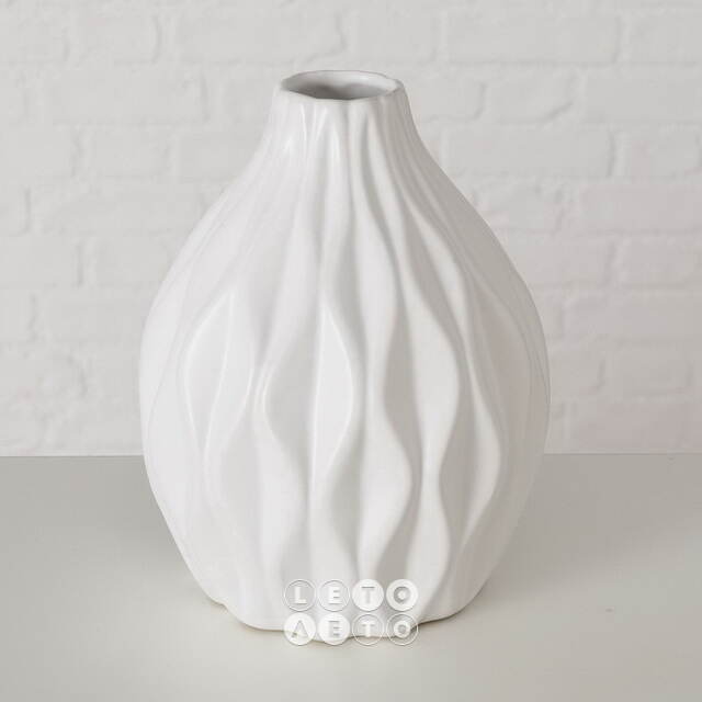 Фарфоровая ваза Masconni Blanco 16 см Boltze