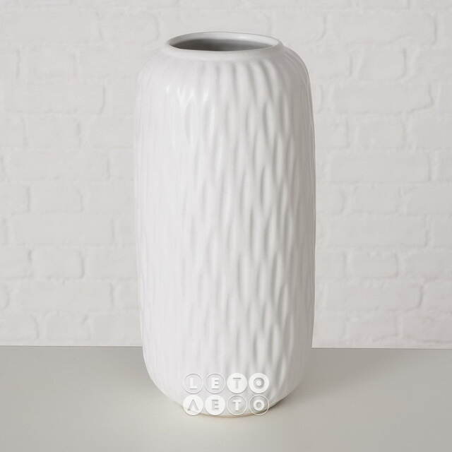Фарфоровая ваза Masconni Blanco 20 см Boltze
