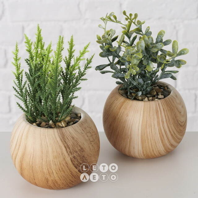 Искусственное растение в горшке Juniper-Vernon 18 см Boltze