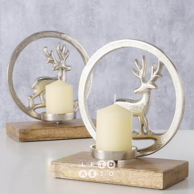 Декоративный подсвечник Deer Rupert 23*20 см Boltze
