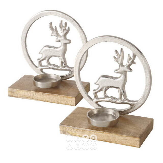 Декоративный подсвечник Deer Rupert 23*20 см Boltze