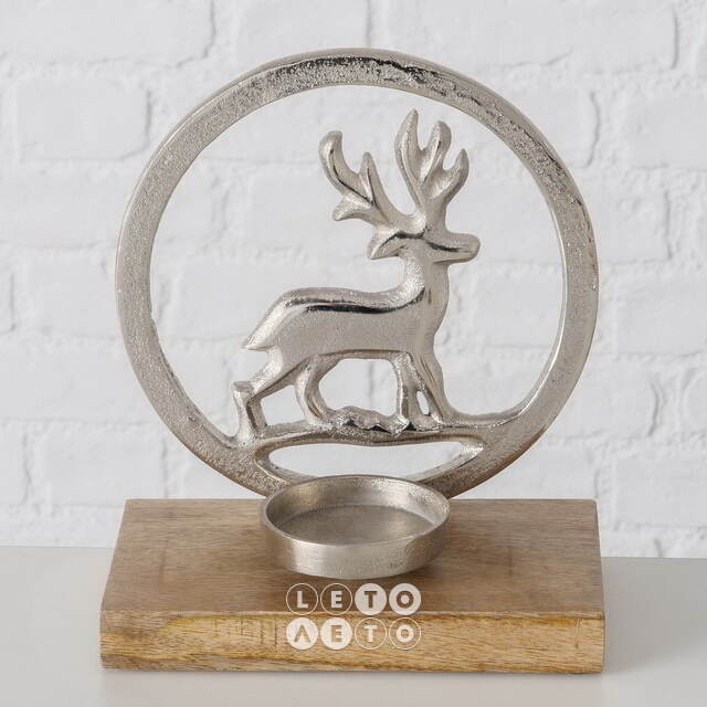Декоративный подсвечник Deer Rupert 23*20 см Boltze
