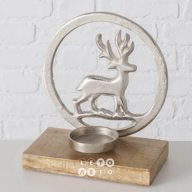 Декоративный подсвечник Deer Rupert 23*20 см Boltze
