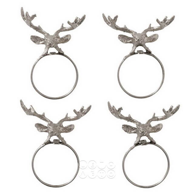 Кольца для салфеток Deer Bionto, 4 шт Boltze