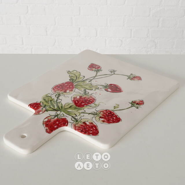 Доска для подачи Sweet Strawberries 34*24 см Boltze