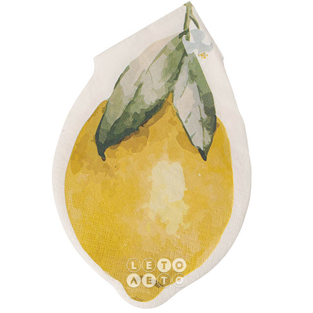 Бумажные салфетки Lemon 16 см, 12 шт Boltze