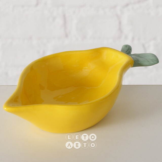 Глубокое блюдо Juicy Lemon 16*10 см Boltze