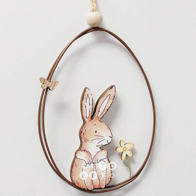 Набор подвесных украшений Happy Bunny Joe 12 см, 3 шт Boltze