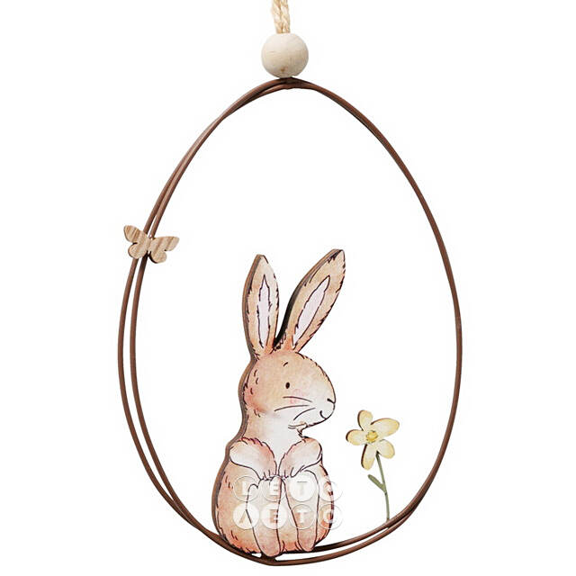 Набор подвесных украшений Happy Bunny Joe 12 см, 3 шт Boltze
