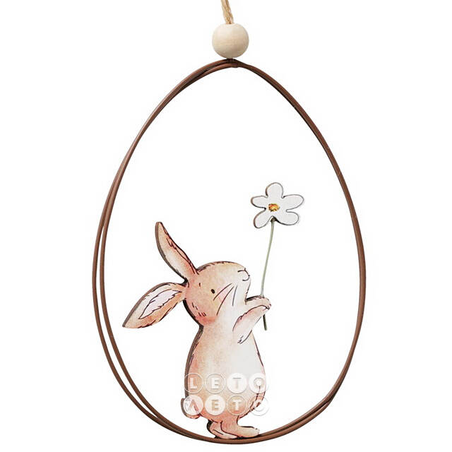 Набор подвесных украшений Happy Bunny Joe 12 см, 3 шт Boltze