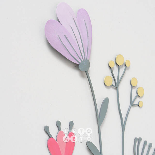 Декоративное панно Violet Floweret 30 см Boltze