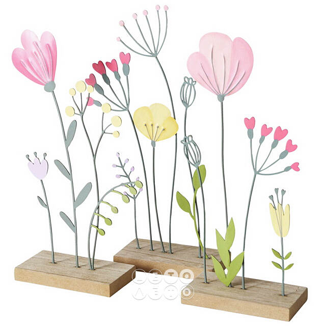Декоративная фигура Floweret: Цветы Париса 25 см Boltze
