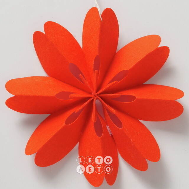 Набор подвесных украшений Autumn Flowers 30 см, 6 шт Boltze