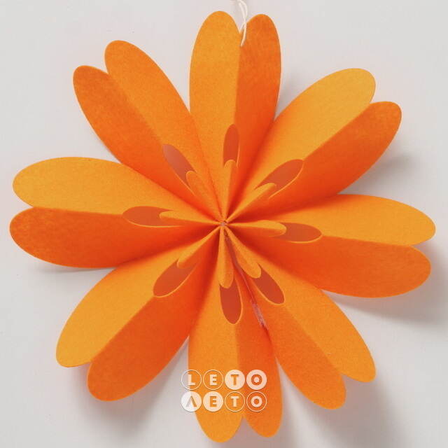 Набор подвесных украшений Autumn Flowers 30 см, 6 шт Boltze