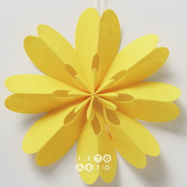 Набор подвесных украшений Autumn Flowers 30 см, 6 шт Boltze