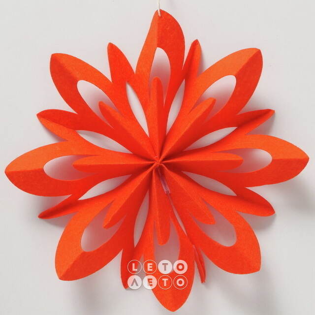 Набор подвесных украшений Autumn Flowers 30 см, 6 шт Boltze