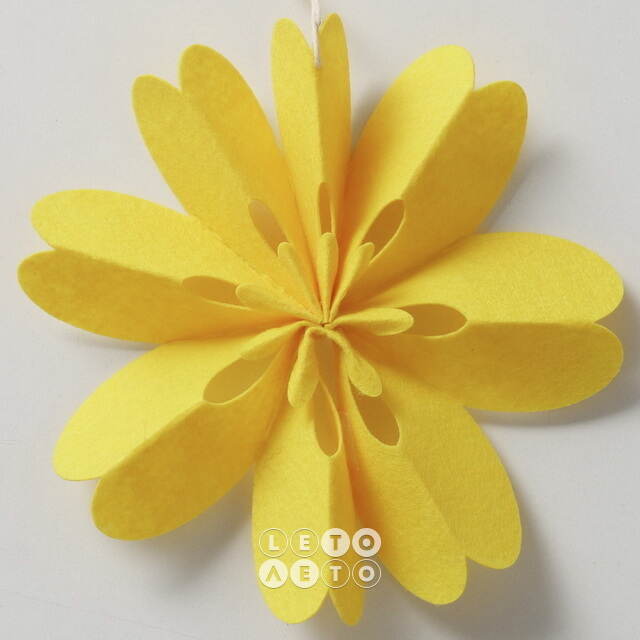 Набор подвесных украшений Autumn Flowers 20 см, 6 шт Boltze