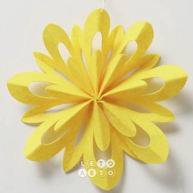 Набор подвесных украшений Autumn Flowers 20 см, 6 шт Boltze