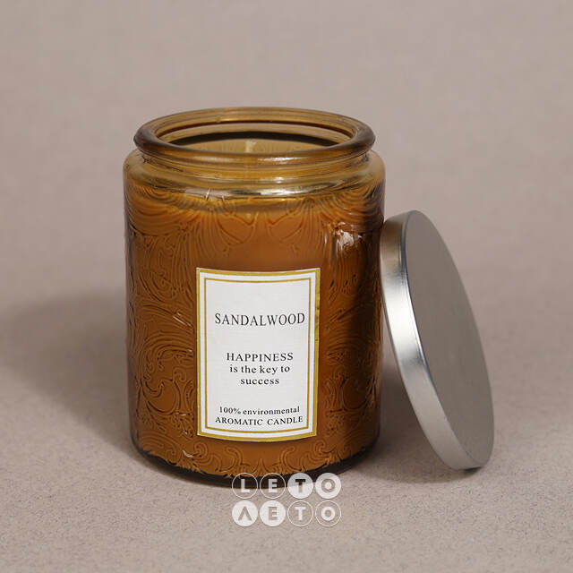 Ароматическая свеча Enjoing Life Series: Sandalwood 9 см, 32 часа горения Kaemingk