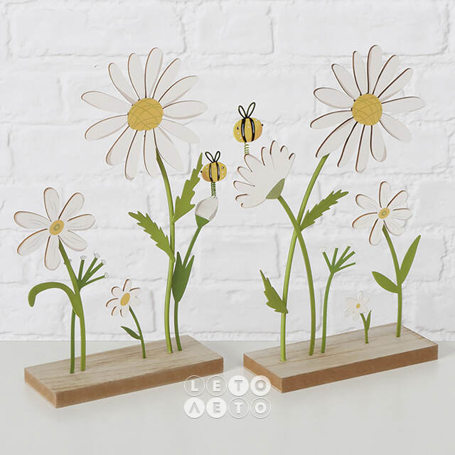 Декоративная фигура Honey: Camomile and Bee 25 см Boltze