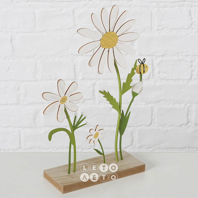 Декоративная фигура Honey: Camomile and Bee 25 см Boltze