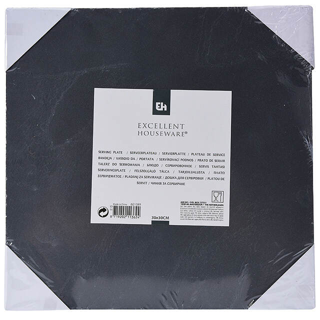 Поднос из сланца для закусок 30*30 см Koopman