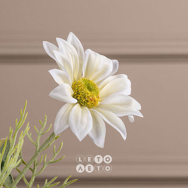 Искусственный цветок Ромашка - Summer Freshness 65 см белый EDG