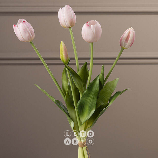 Силиконовые тюльпаны Sapori Di Marzo 5 шт, 40 см EDG