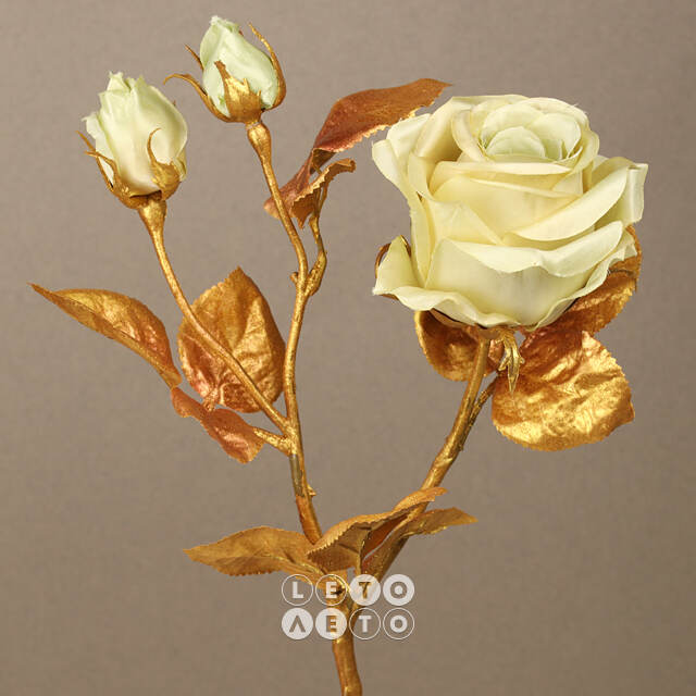 Искусственная роза Evening Star: Champagne 48 см EDG