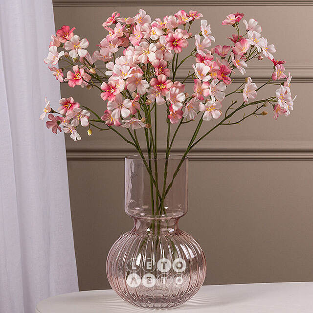 Искусственная ветка Оксалис - Serene Happiness 55 см нежно-розовая EDG